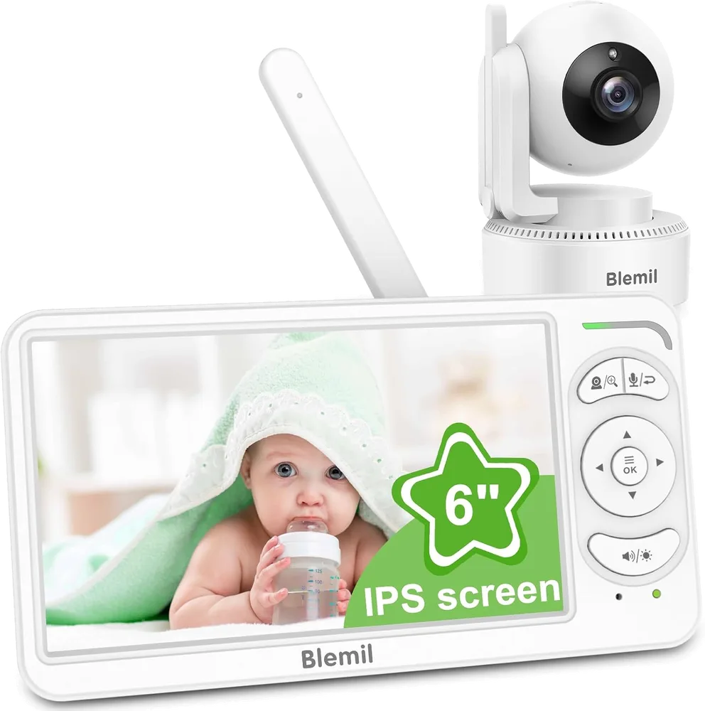 Vigilabebés Blemil 6 pulgadas sin WiFi con batería 4000 mAh