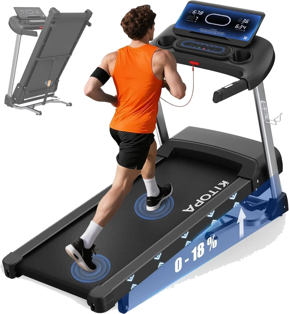 Cinta de correr Kitopa 20 km/h hasta 180 kg