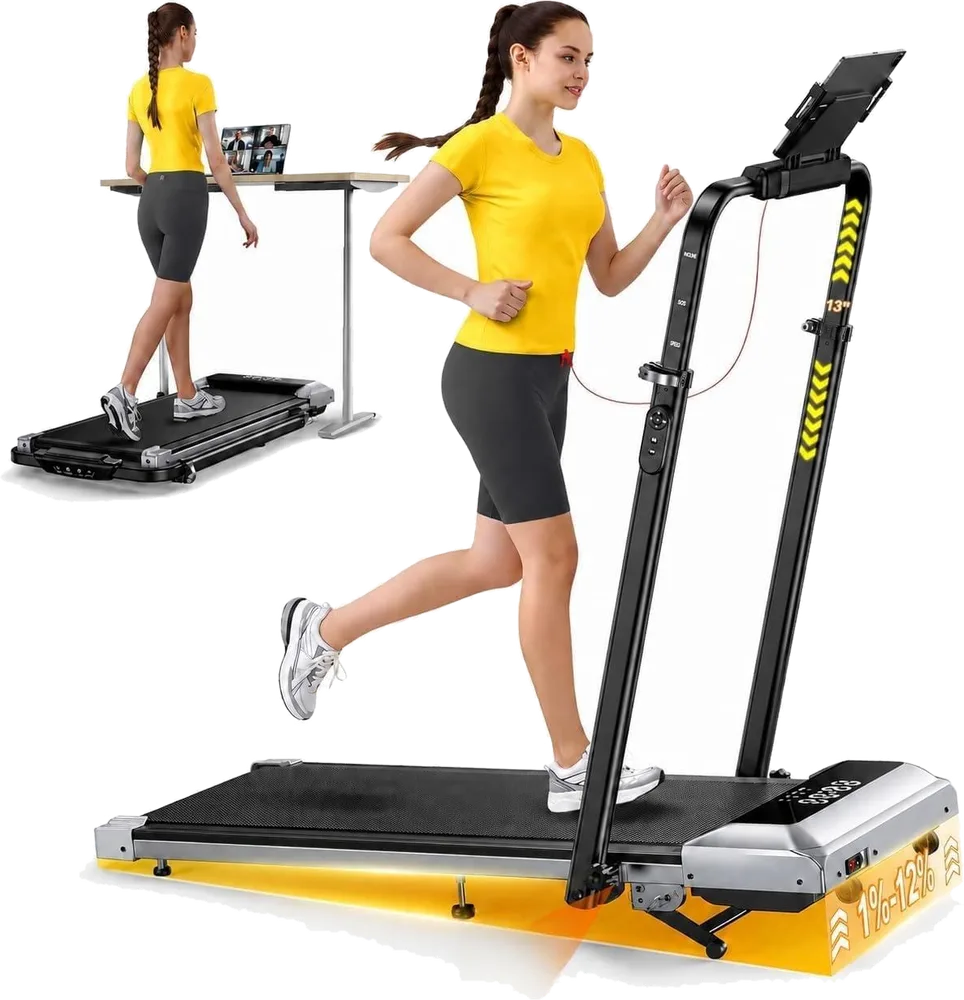 Cinta de correr 6 en 1 con inclinación 1-6-12%