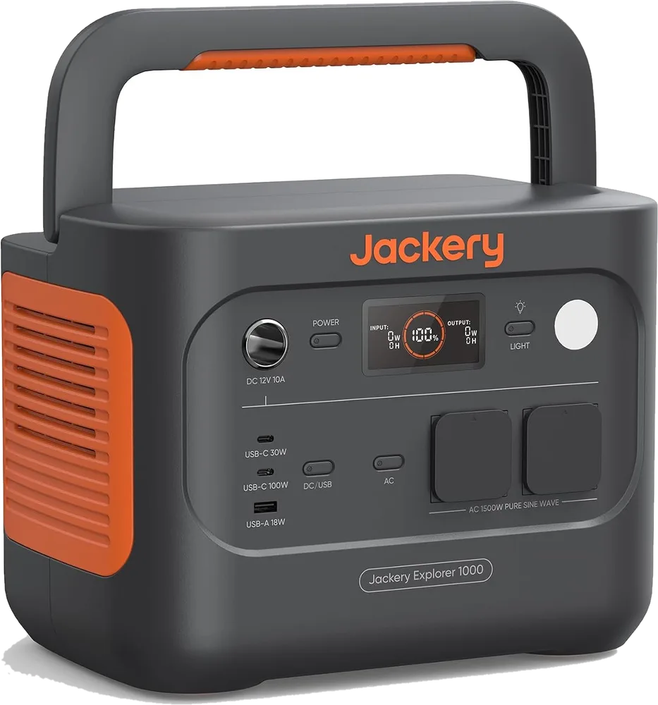 Estación de energía portátil Jackery Explorer 1000 v2 de 1070 Wh