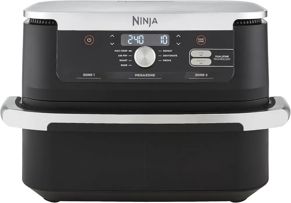 Freidora de aire Ninja Foodi FlexDrawer AF500EU, 10,4 L con divisor extraíble