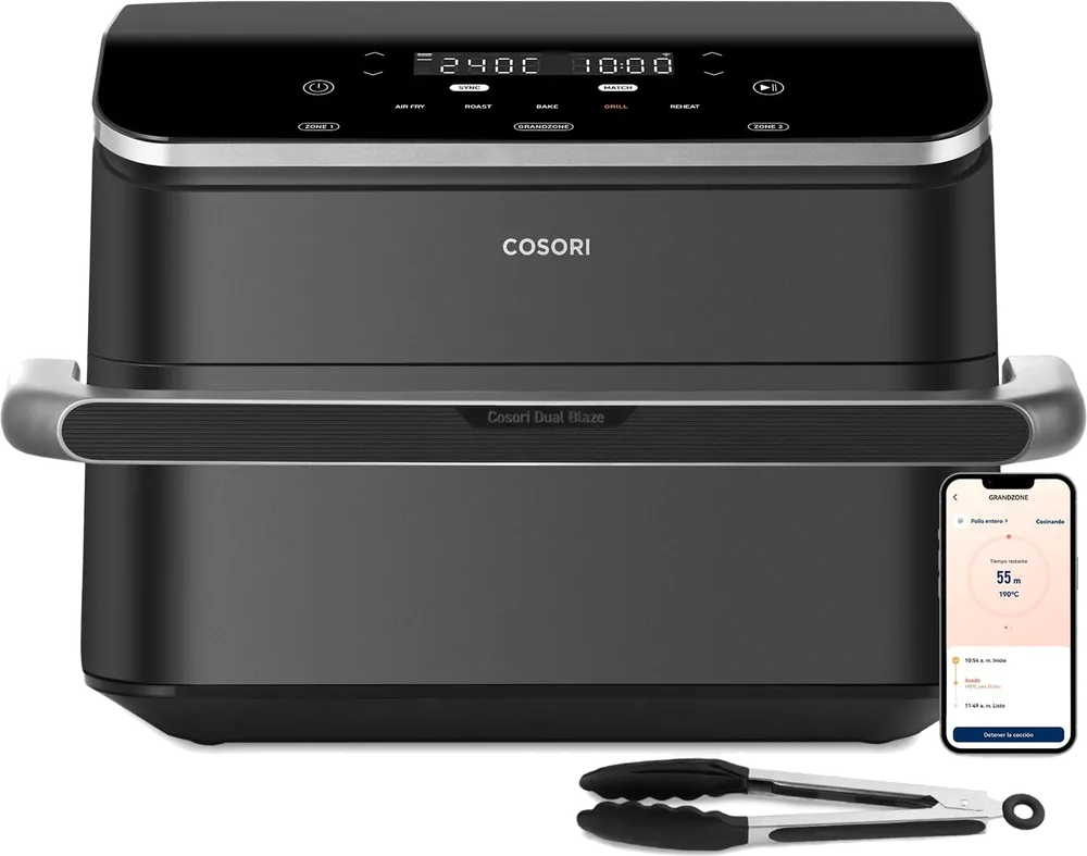 Freidora de aire Cosori TwinFry 10 L Doble Cesta
