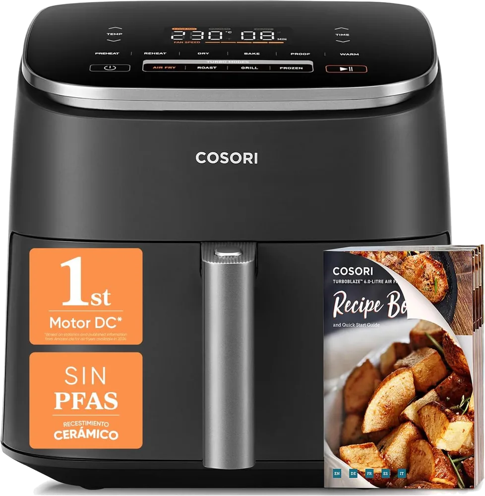 Freidora de aire Cosori Turbo Blaze 6L 9 en 1