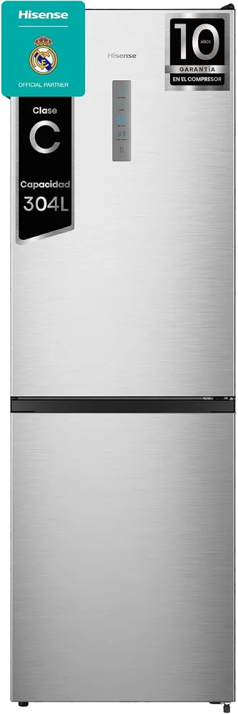 Frigorífico Hisense RB390N4BCC, combi 304 L, clase C