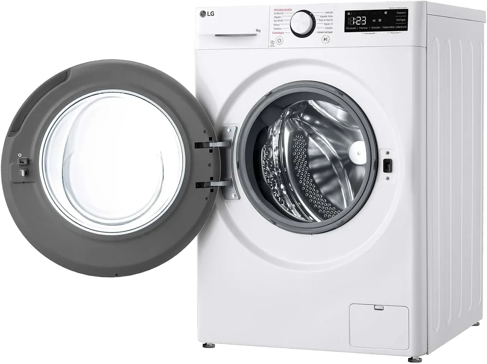 Lavadora LG F4WR5009A3W, 9 kg, AI Direct Drive, clase A