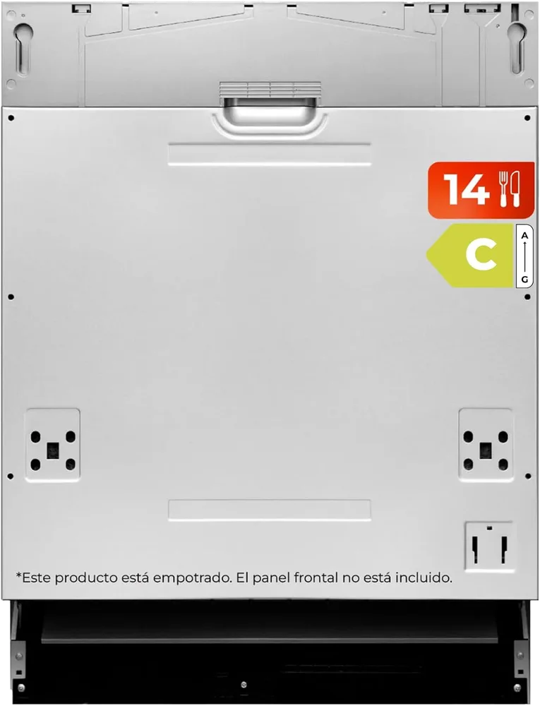 Lavavajillas EVVO Di.2 PRO integrable, 60 cm, 14 cubiertos