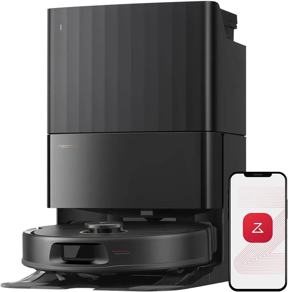 Robot aspirador roborock Qrevo S5V, 12.000 Pa (aspira + friega, base todo en uno)